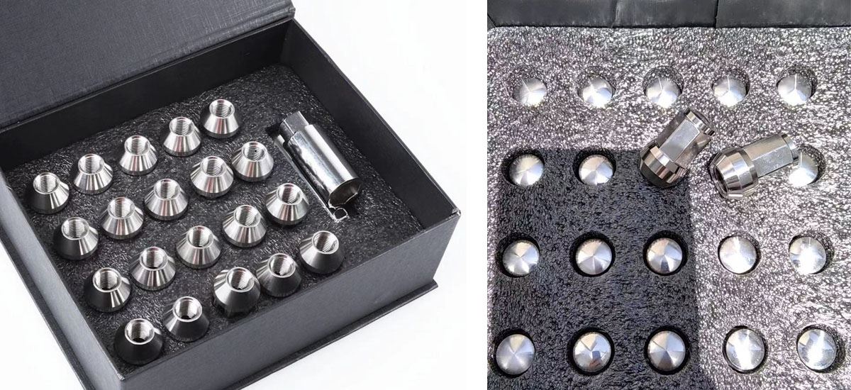 titanium hub lug nut