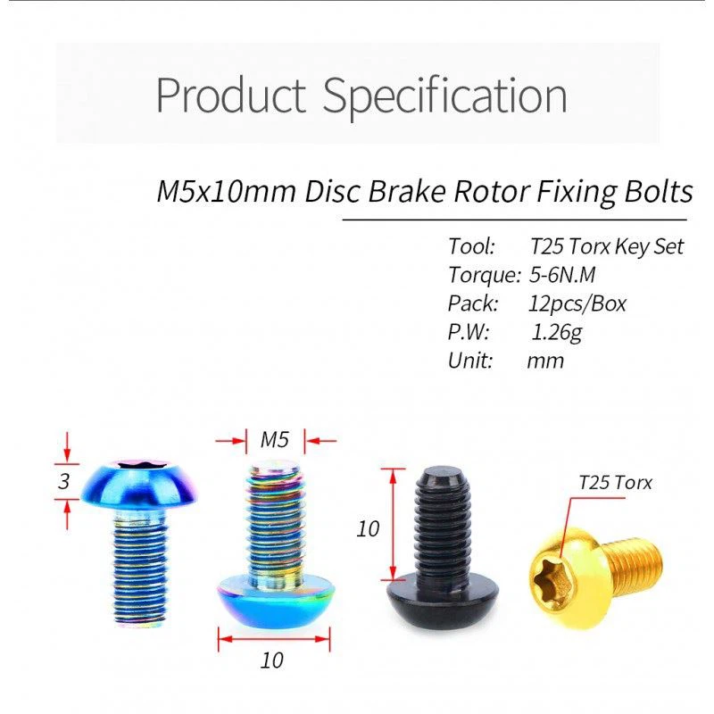 Disc-titanium-screws