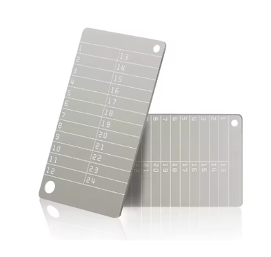 Stainless Steel Seed Phrase Metal Stainless Steel Seed Phrase Metal