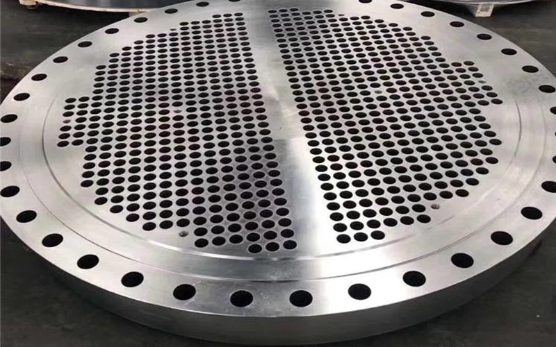 Flange titanium tube sheet Flange titanium tube sheet